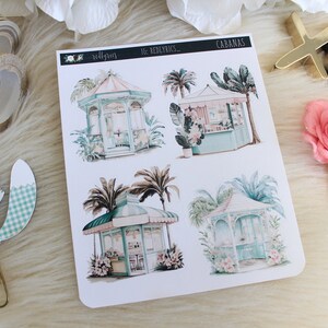 CABANAS, Planner Decoration, Spring Stickers, Planner Stickers