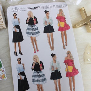 Mini Fashionistas #5, Brown Skin, Fashion Girls,