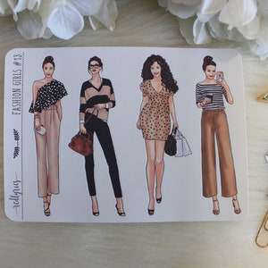 Fashion Girls #13, Fashion Stickers