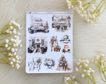 Cozy Winter VOL. 1, Planner Decoration, Journal Stickers, Planner Stickers, Fashion Stickers