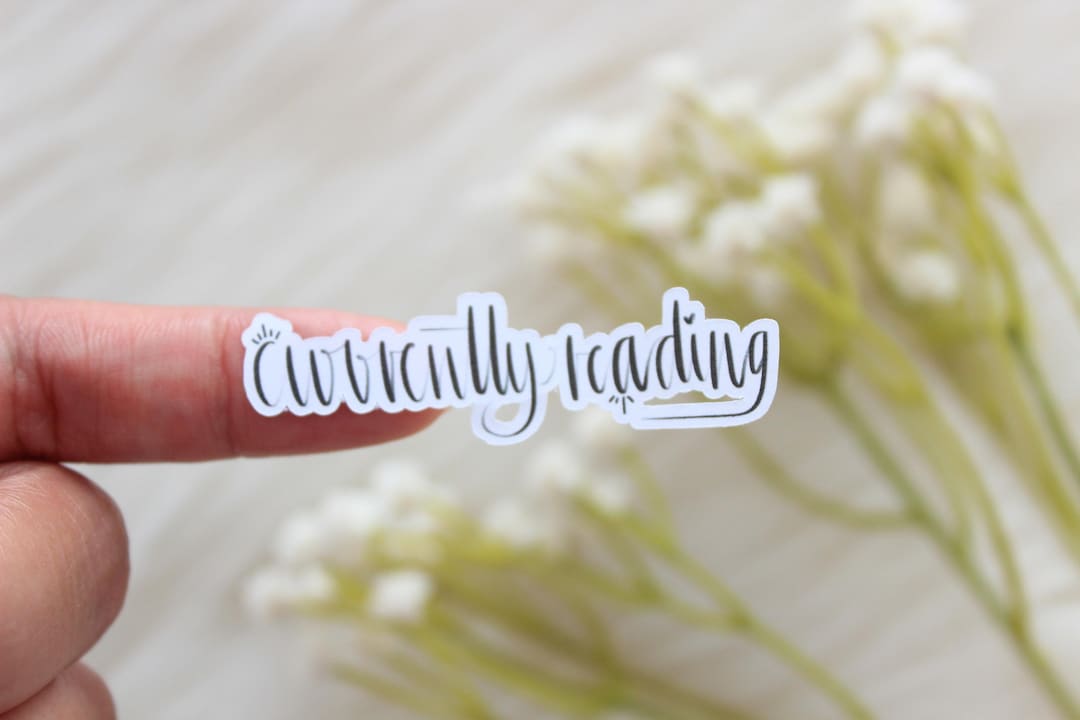 Currently Reading Sticker, Planner Decoration, Journal Stickers ...