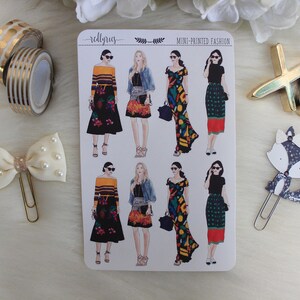 Mini Printed Fashion, Fashion Stickers