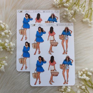 Mini Fashion Girls 016, KIES JE OPTIE, plannerdecoratie, dagboekstickers, plannerstickers, modestickers