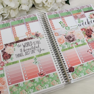 ECLP Floral Enchantress, planner stickeres, planner accessories