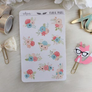 Floral Posies, Planner Deco, Deco Planner