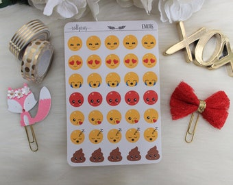 Emojis, Planner Stickers, Planner Supplies