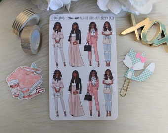 Mini Fashion Girls #26, Brown Skin, Fashion Girls