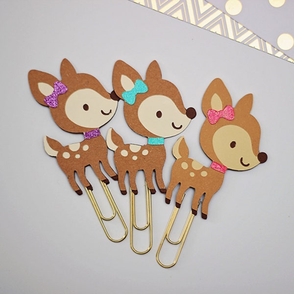 FC 001 FAWN paper clips, planner accessories