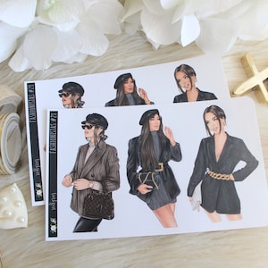 Fashionistas #21, CHOOSE YOUR OPTION, Fashion Stickers, Planner Stickers