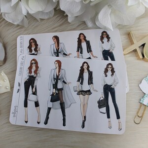 Fashion Girls #44, ESCOLHA SUA OPÇÃO, Fashion Stickers