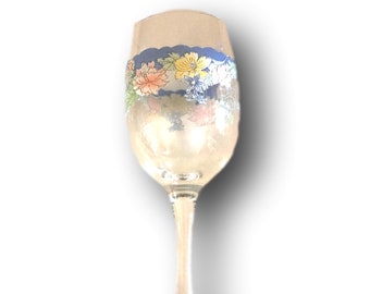 Floral Goblets Wine Glasses Arcopal