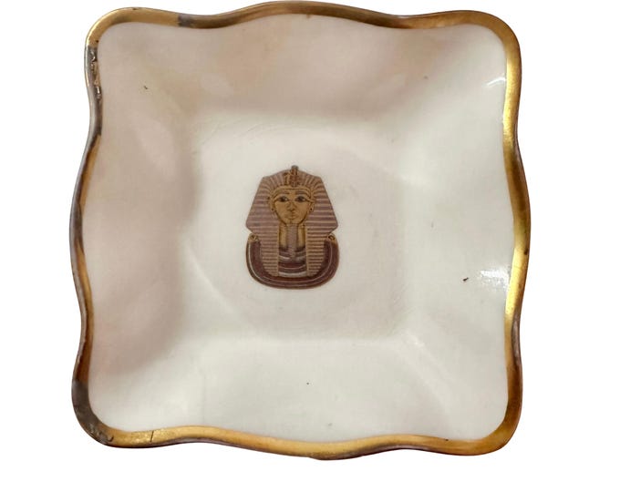 Coalport England Egyptian Pharoah Ring Dish