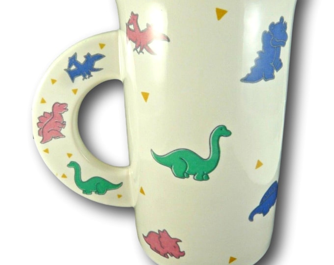 Mikasa Dinosaur Mug: Children's Hot Chocolate Cup, Dishwasher/Microwave Safe