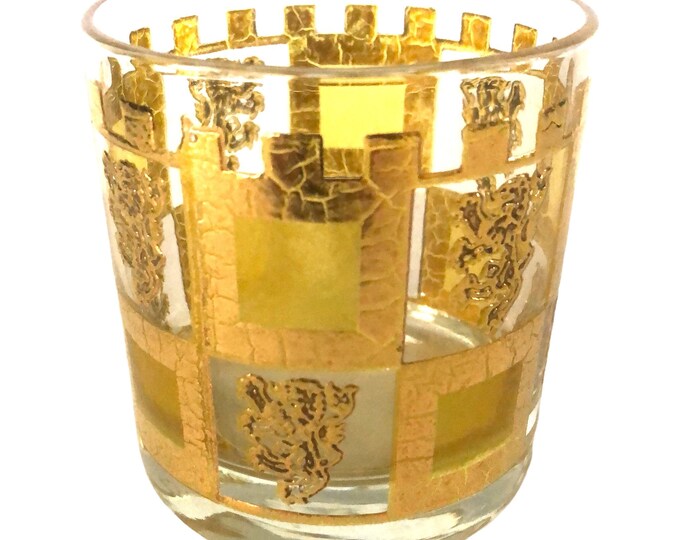 West Virginia Glass Henry VIII Whiskey Rocks Glass