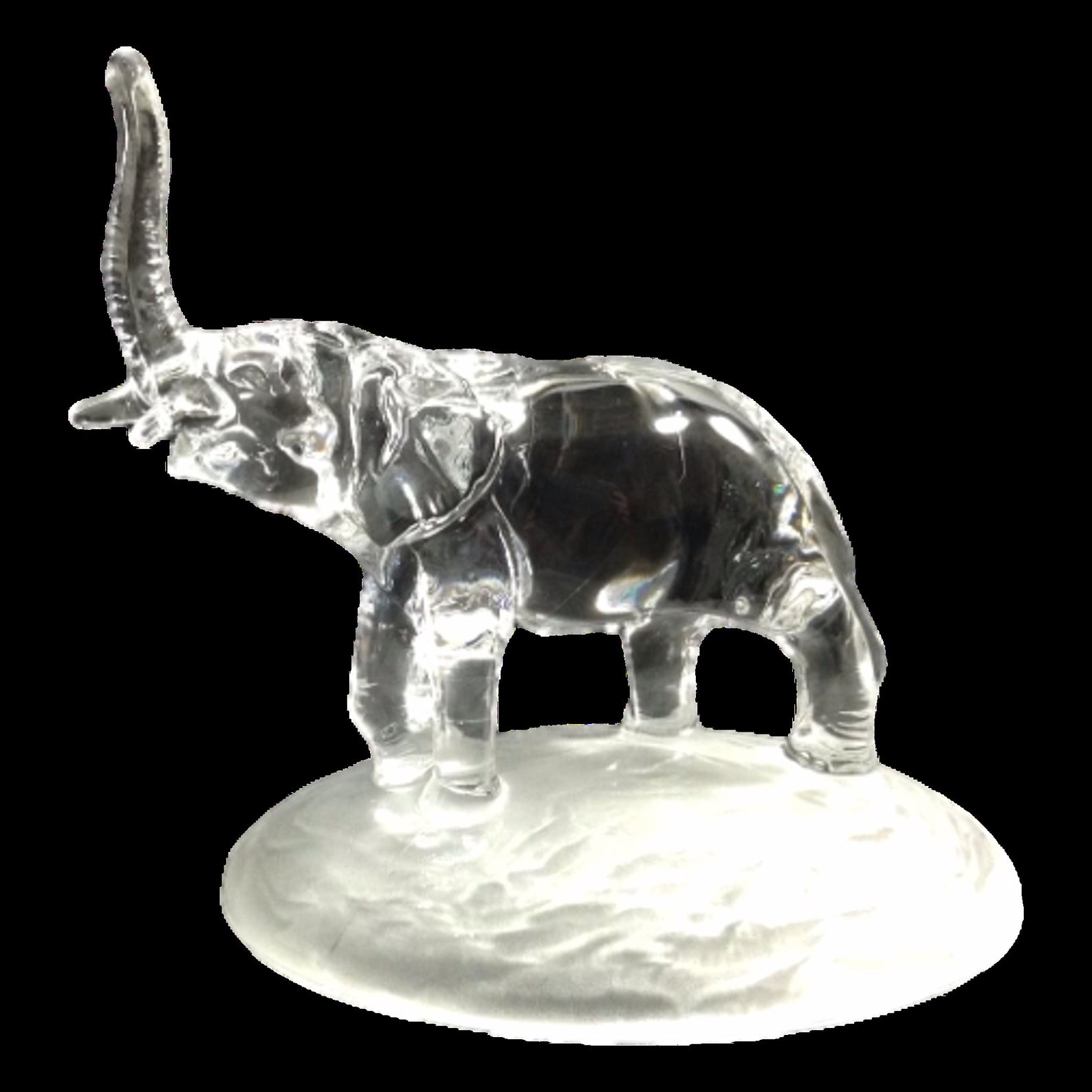 Cristal d'Arques Elephant Lead Crystal Figurine Etsy