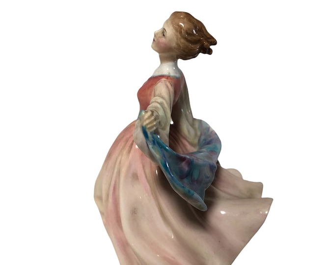 Vintage Royal Doulton Lady Figurine: Gay Morning, 1950s Bone China HN-2135