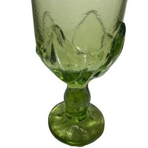 Franciscan Cabaret Green Wine Glasses | Vintage Set of 4 Retro Goblets | Beautiful Stemware Gift for Her