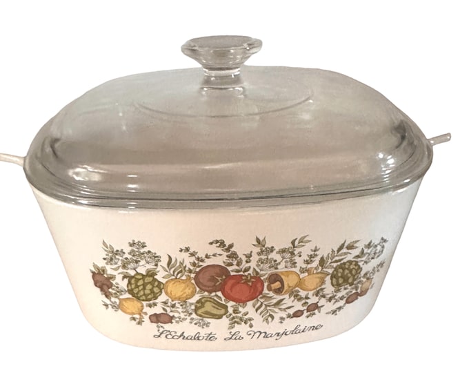 Corning Covered Casserole Dish | L'Echalote La Marjolaine | Spice of Life