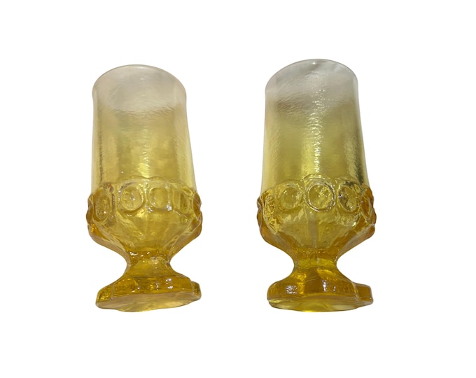 Franciscan Madeira Cornsilk Yellow Iced Tea Glasses