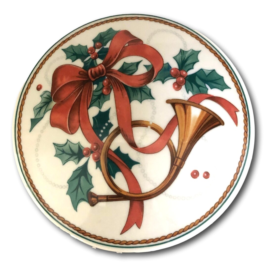 ◇美品・１９４２年・クリスマスプレート・直径２５cm・箱入り◇Meissen◇ ◇美品・1942年・クリスマスプレート・直径25cm・箱入り