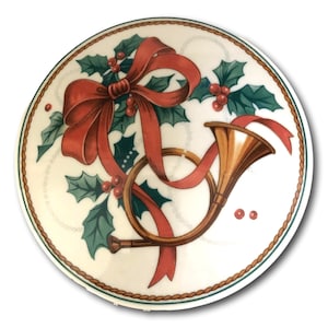 Trinket Box: Mikasa Covered Christmas Candy Dish, Jubilation Porcelain Lidded Dish, Holiday Gift Idea