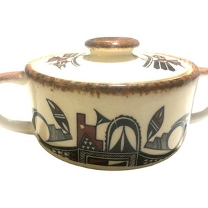 Rare Original Kay Mallek Navajo Sugar Bowl | Tucson Arizona