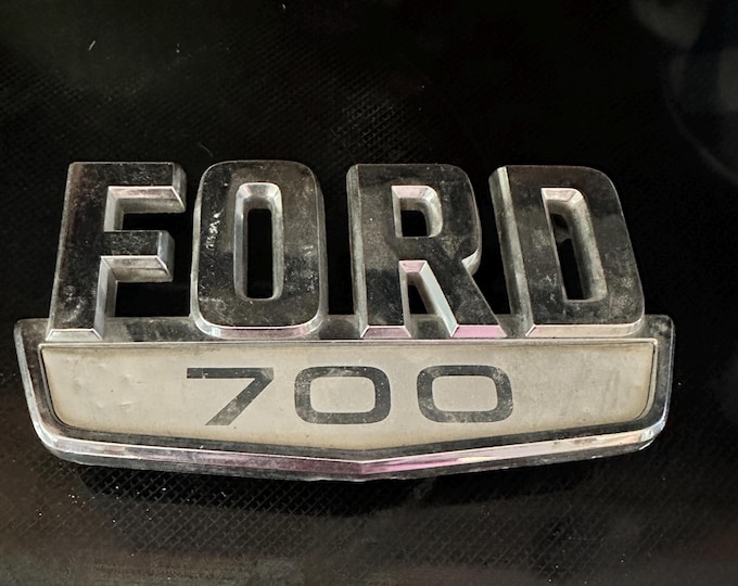 1980 Ford 700 Truck Chrome Emblem Badge: Restoration Trim