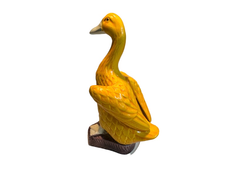 NORCREST Colorful Yellow Duck Ceramic Figurine Made in Japan image 4