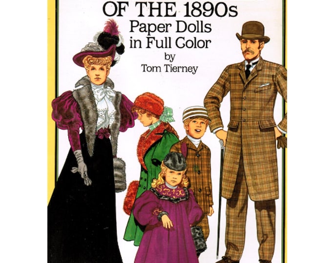 Vintage Paper Doll Set: Tom Tierney American Family 1890s