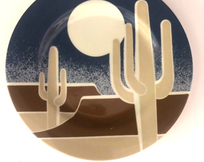 Vintage Fitz and Floyd | La Mesa | Western Decor | Salad Plate