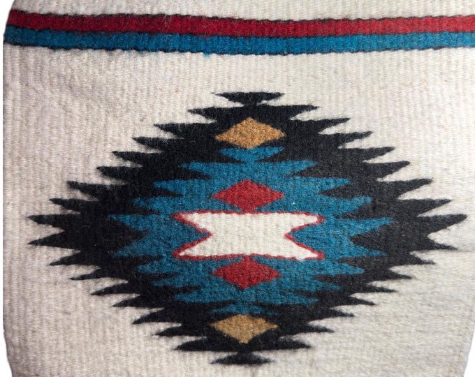 Handwoven Wool Placemat: Zapotec Table Decor, Oaxaca Mexico