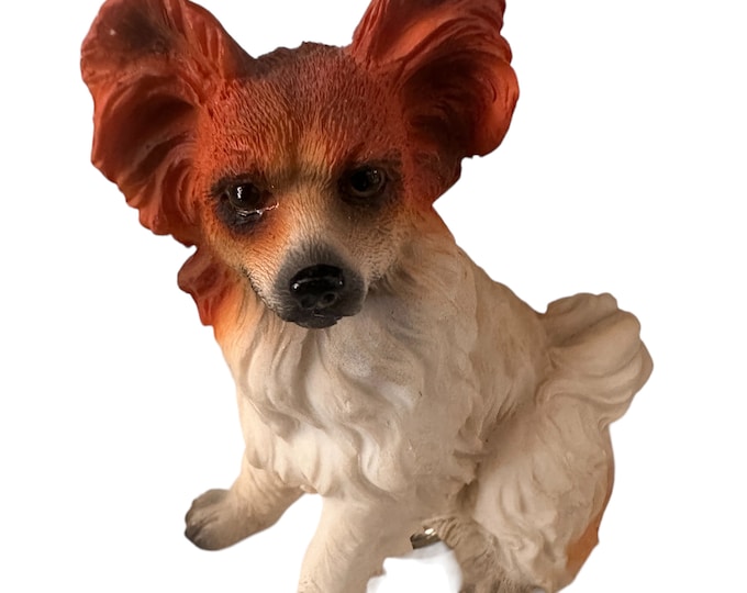 Papillon Miniature Dog Figurine Gift For Dog Lover