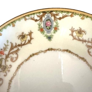 Noritake Porzellan | Porzellan Vintage Kuchenteller | 4er-Set | Geschenke für Sie