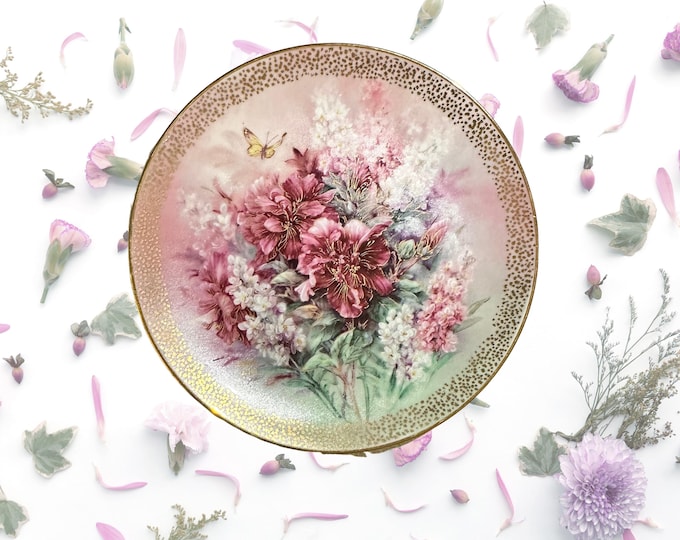 Lena Liu Hibiscus Medley Wall Decor | Fine China Porcelain Plate