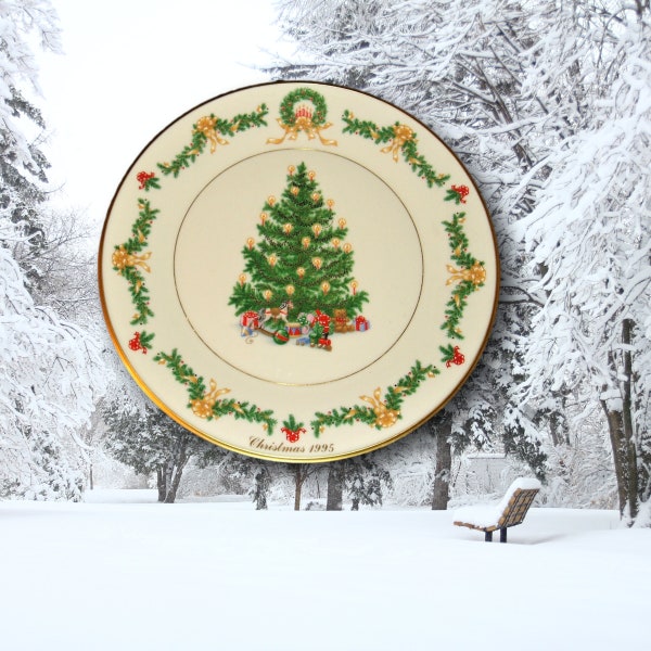 Lenox Trees Around the World Plate Etsy