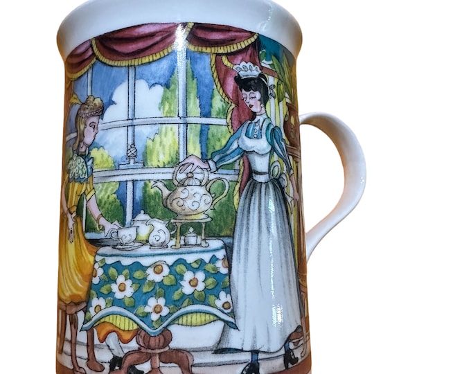 Coffee Lover Gifts Vintage James Sadler Fine Bone China Coffee Mug: Teacup Style