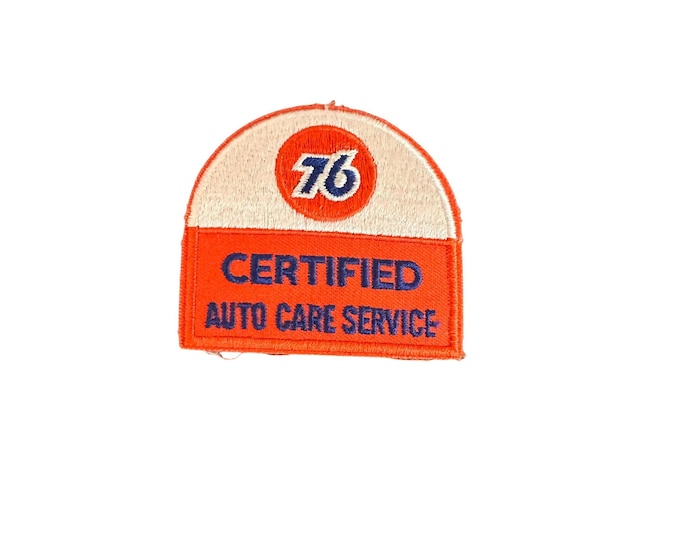 Union 76 Embroidered Jacket Patch: Certified Auto Care Service