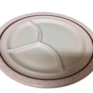 Syracuse China Divided Diner Plates | Vintage Restaurant Ware