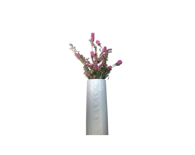 Bjorn Wiinblad Vase: Vintage Rosenthal Studio Linie White Porcelain Flower Holder