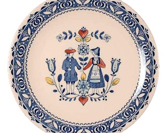 4 Johnson Brothers Vintage Ironstone Dinner Plate | Hearts and Flowers | England