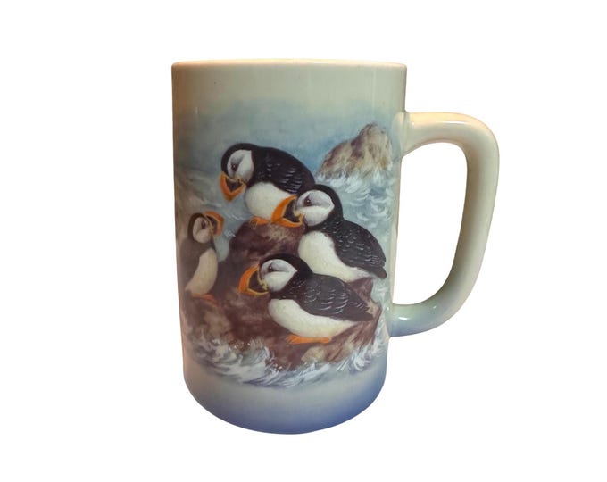 Otagiri Coffee Mug with Puffins