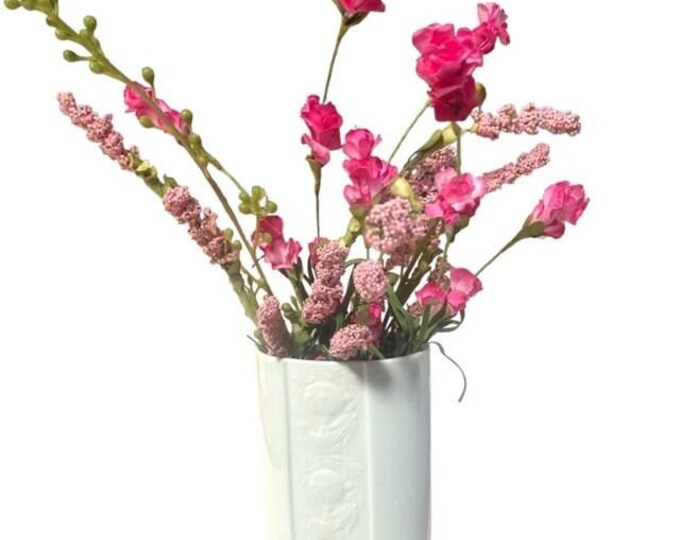 Bjorn Wiinblad Vase: Vintage Rosenthal Studio Linie White Porcelain Flower Holder