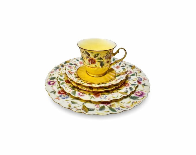 Noritake China Luxury Dinnerware, Floral Porcelain Place Setting