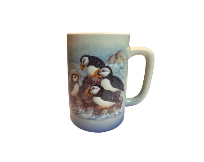 Otagiri Coffee Mug with Puffins