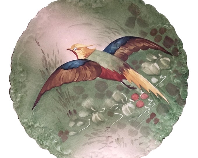 Limoges China Wall Hanging Plate | Game Birds