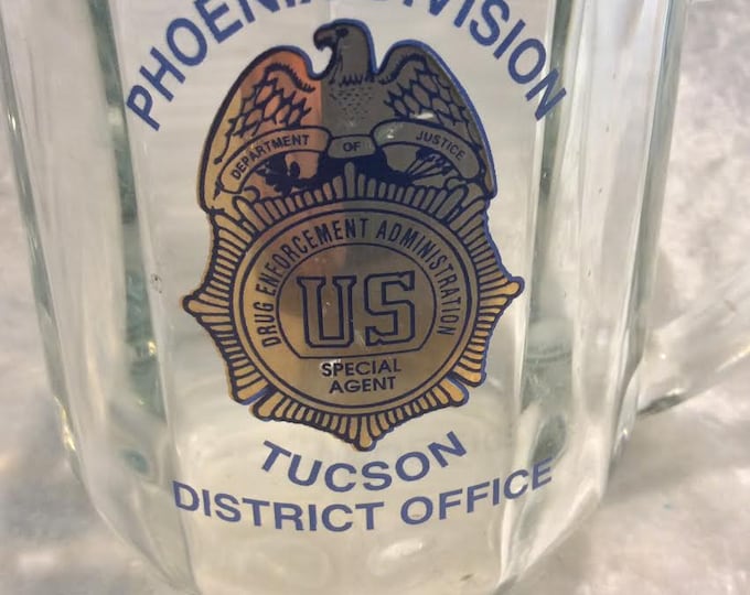 Glass Coffee Cup | Coffee Mug | Department of Justice | Special Agent Phoenix