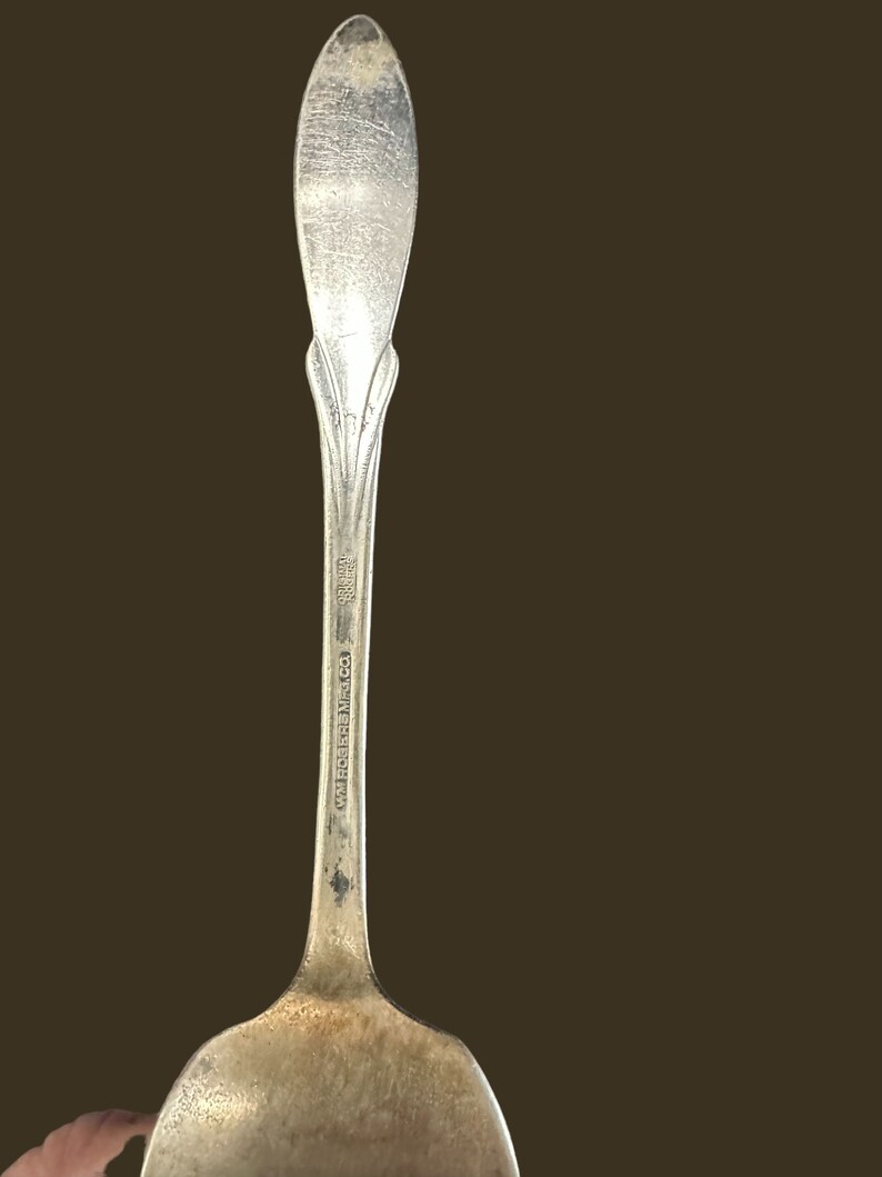 Vintage Wm Rogers Silverplate Serving Fork, 1930s Flatware, Elegant