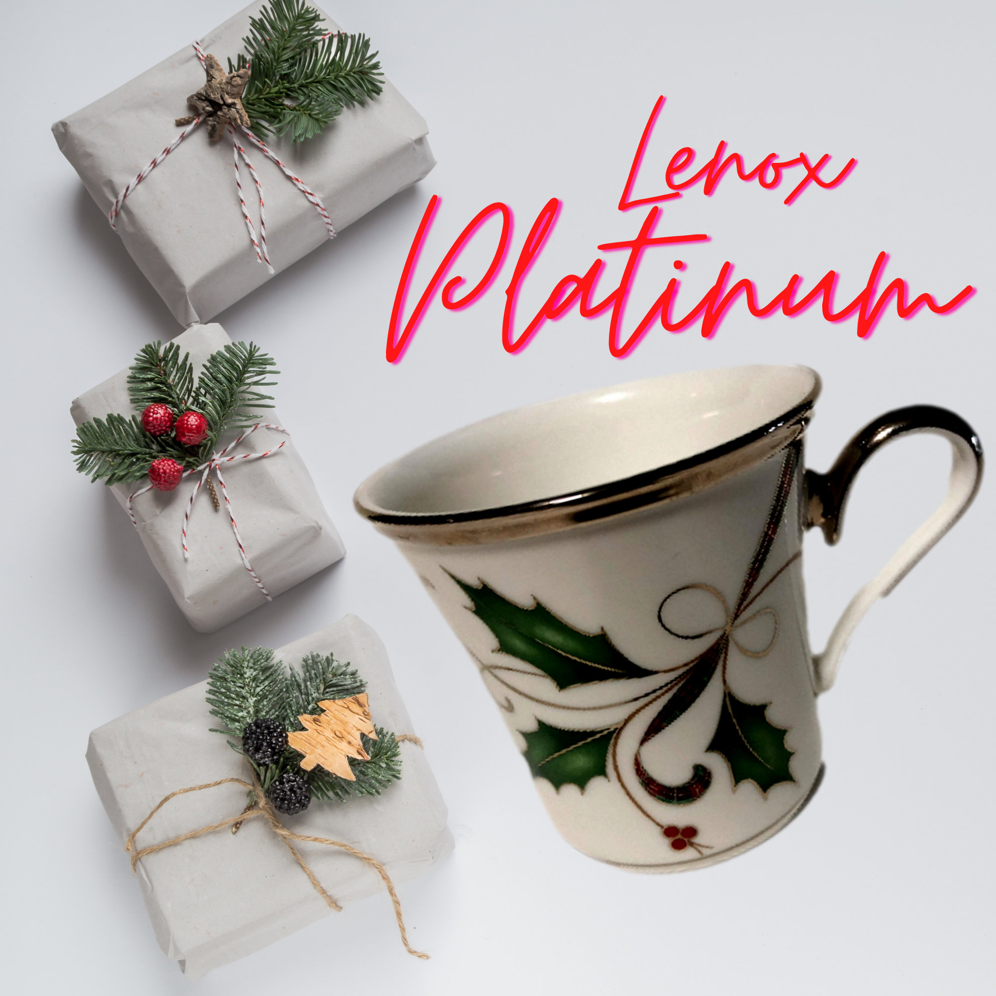 Lenox holiday top nouveau platinum