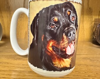 Rottweiler Mug | Animal Lover Gift | Dog Owner Gifts