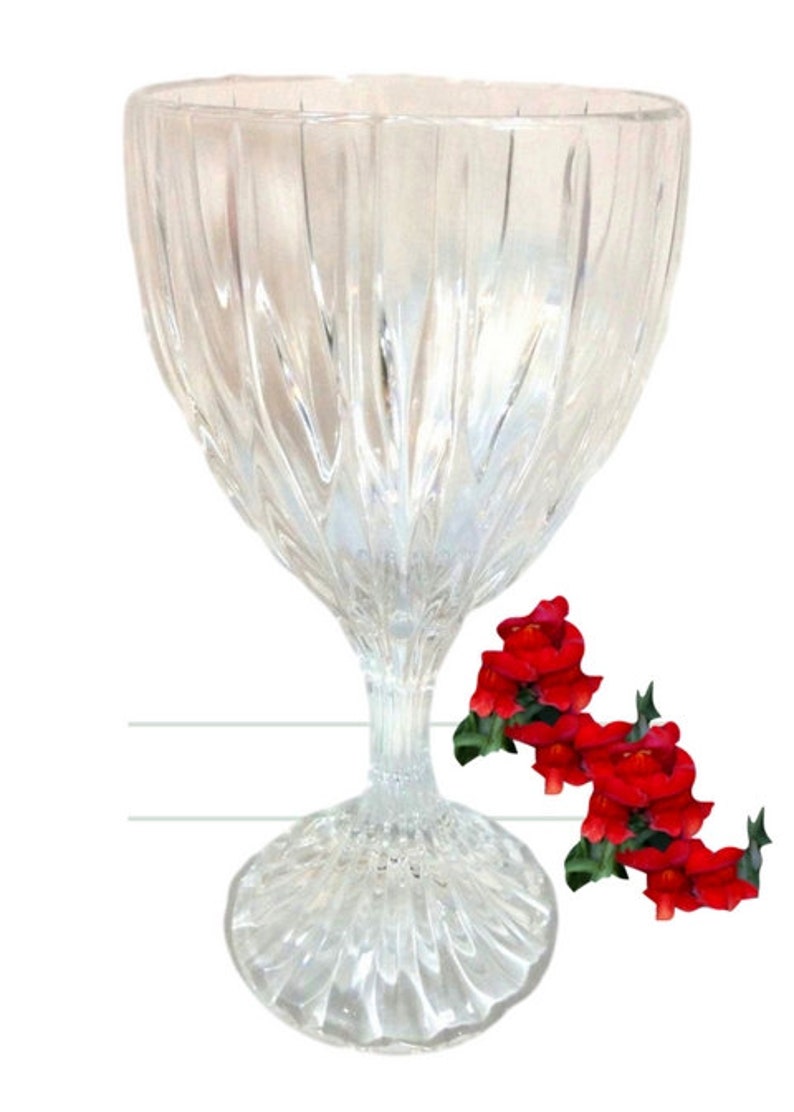 Mikasa Park Lane Crystal Water Goblets Etsy